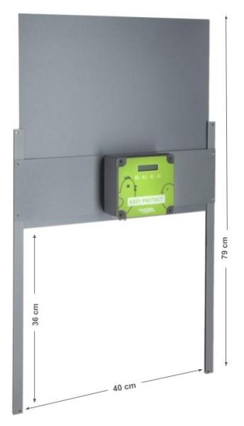 Automatische Hühnerklappe mit Selbst-Verriegelung EasyProtect XL - Öffnung 40x35 cm